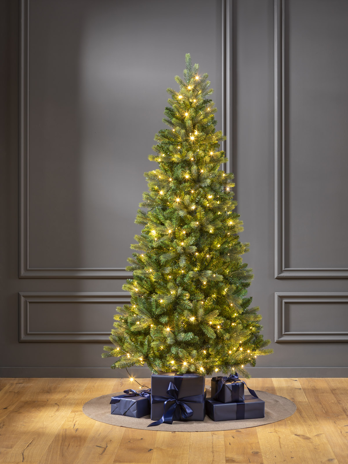 Künstlicher Weihnachtsbaum 120 cm "Schweden" (mit LED Lichterkette)