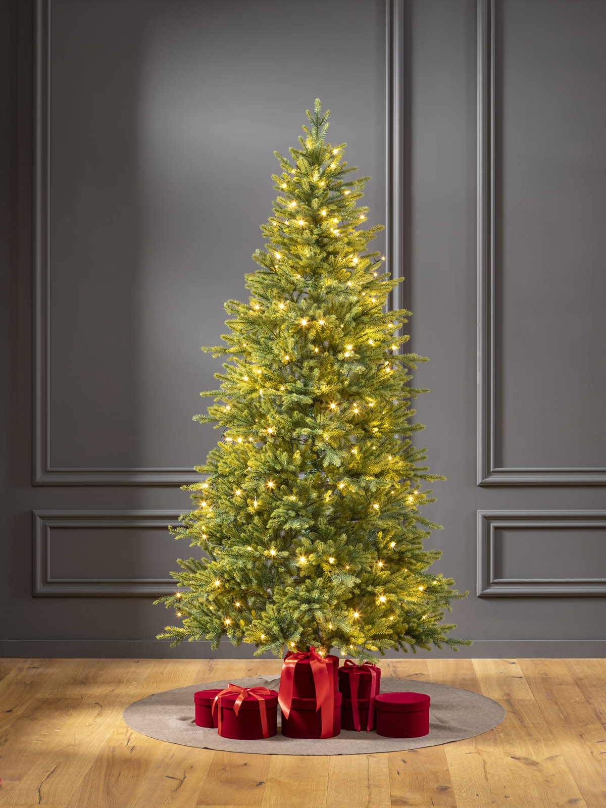 Künstlicher Weihnachtsbaum 120 cm "Norwegen" (mit LED Lichterkette)