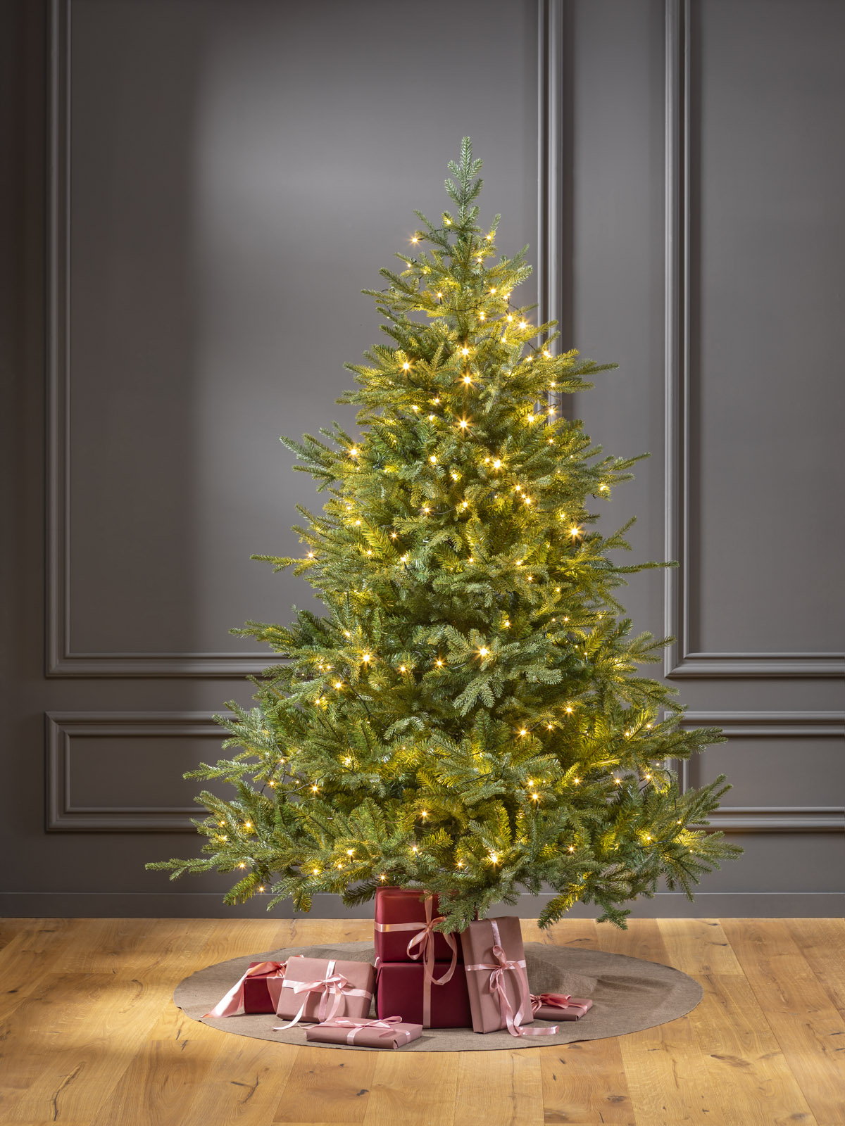 Künstlicher Weihnachtsbaum 120 cm "Grönland" (mit LED Lichterkette)