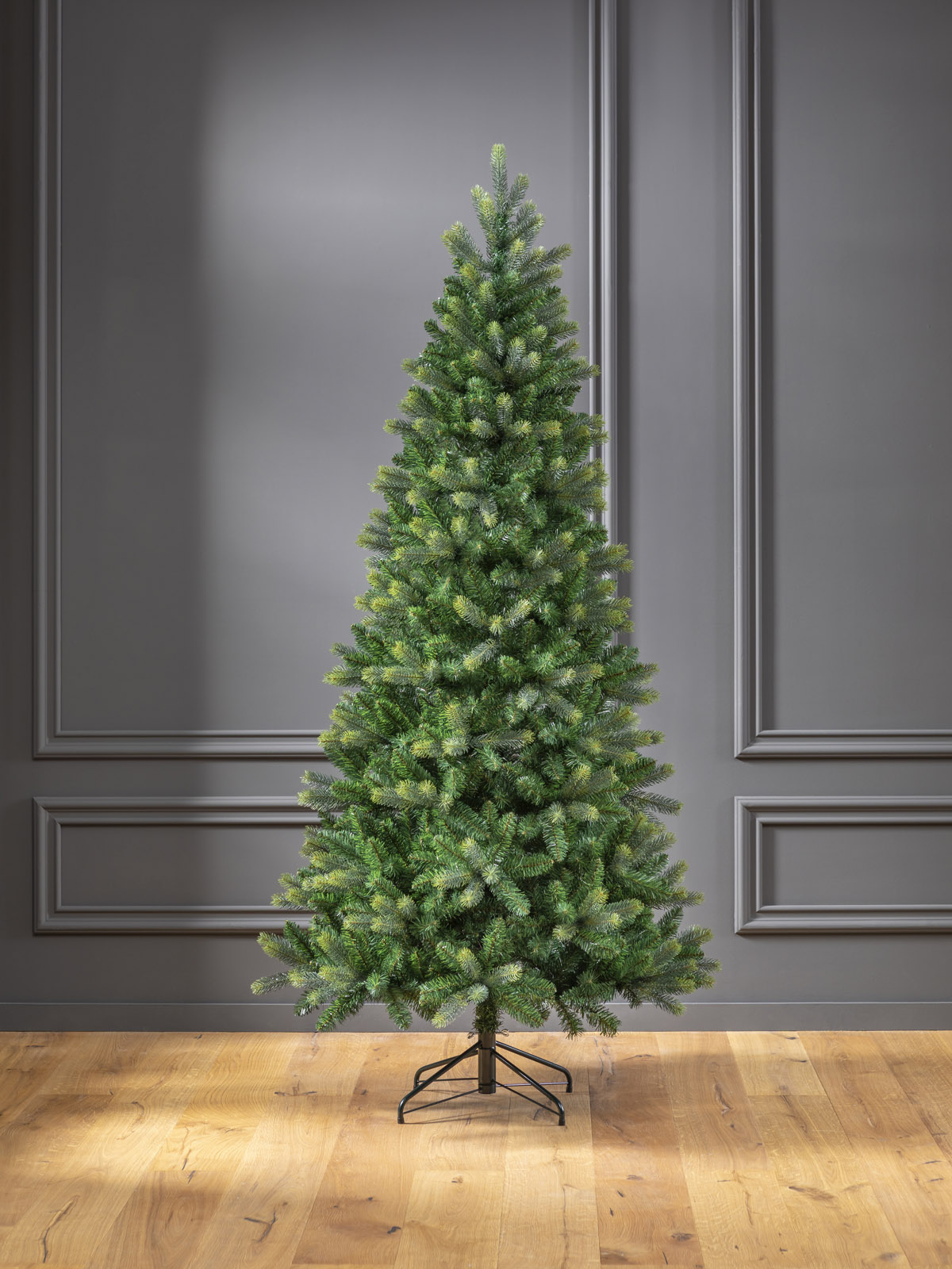 Künstlicher Weihnachtsbaum "Schweden" (240 cm mit LED Lichterkette)