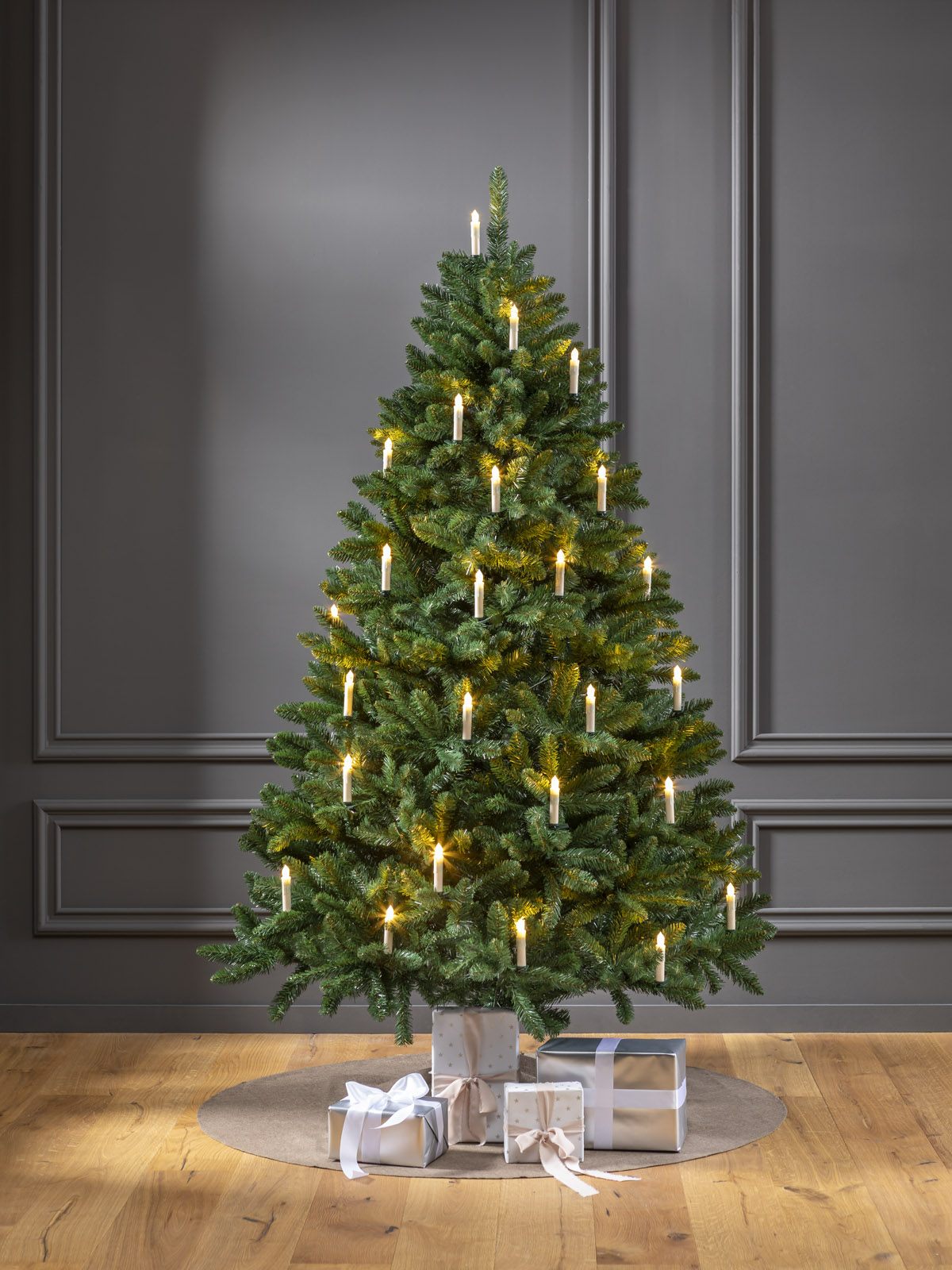 Künstlicher Weihnachtsbaum 120 cm "Lappland" (mit LED Lichterkette)